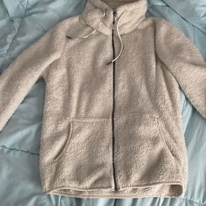 New Balance Fuzzy Zip Up Jacket - Size M